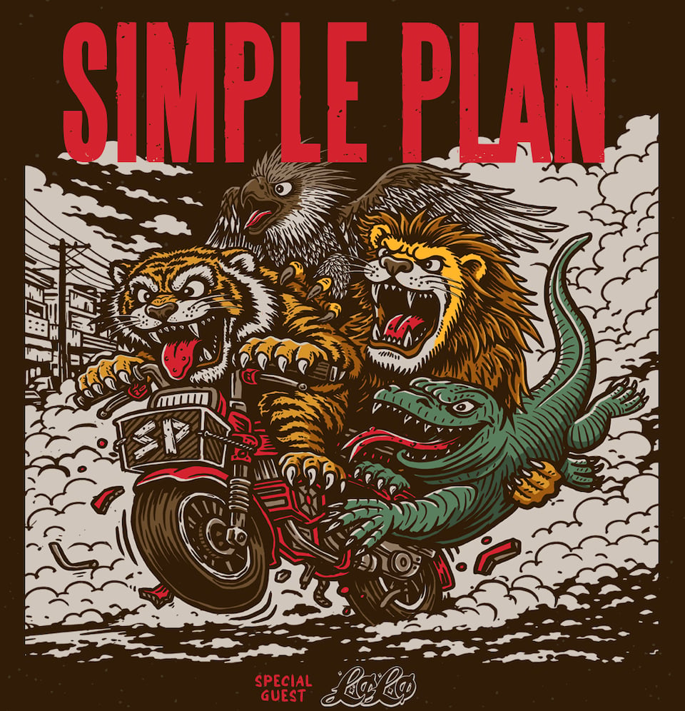 'BIGGER Than You Think' world tour art poster.