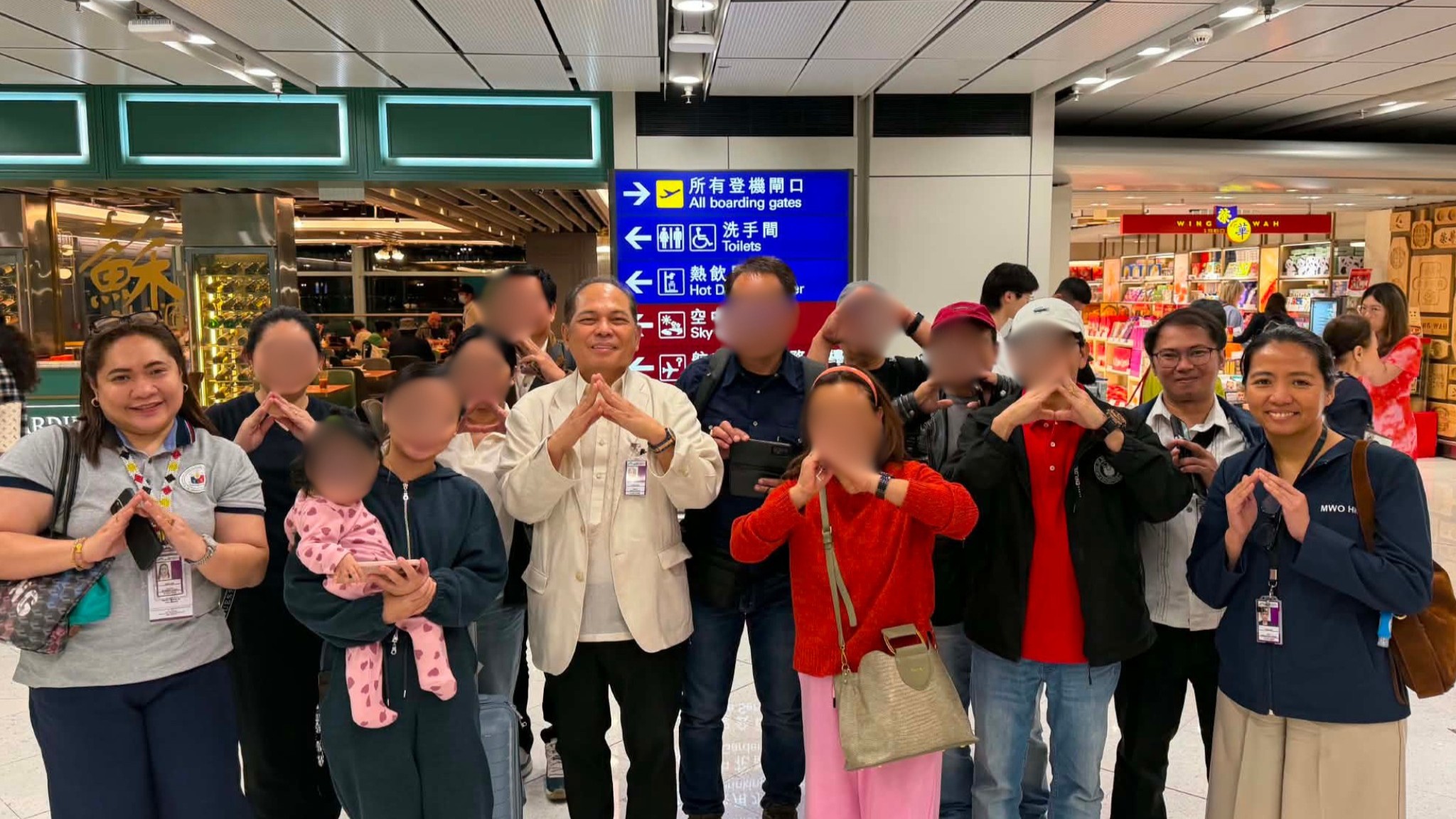 13 OFWs, baby back from Iraq