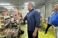 INTERIOR and Local Government Secretary Jonvic Remulla conducts a formal inspection of an illegal cigarette manufacturing facility discovered in Barangay Calumangan, Bago City. The operation was part of a national mandate to dismantle large-scale smuggling networks and protect local industries from illicit trade.