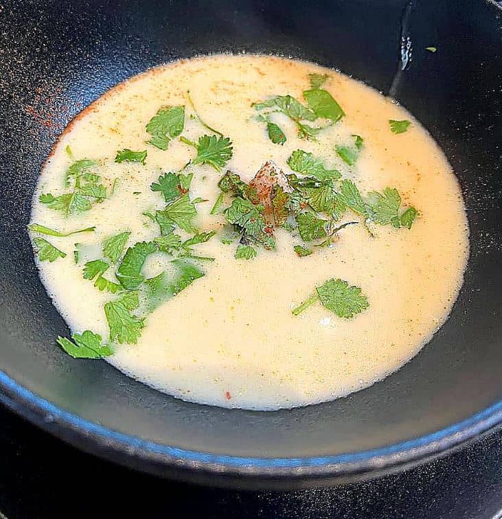 Brazilian coconut seafood stew.