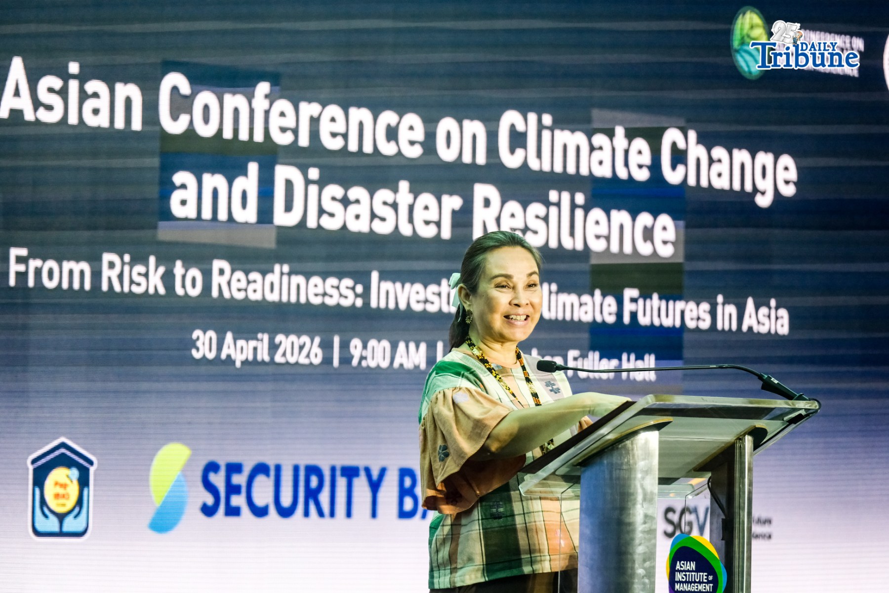 Legarda pushes early-action funding vs climate risks