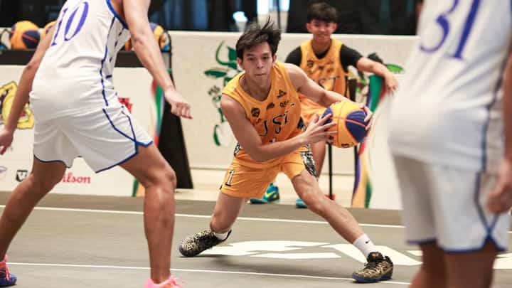 JOAQUIN Ludovice goes on a scoring spree to lead the UST Tiger Cubs to a 22-16 win over the Ateneo Blue Eagles in the UAAP Season 88 19U boys’ 3x3 event on Thursday at the Ayala Malls Manila Bay.