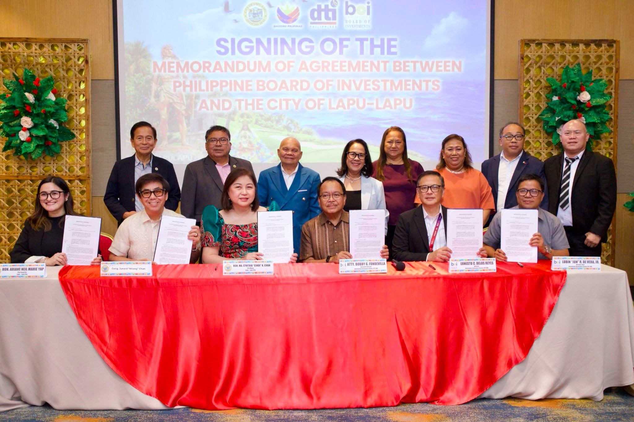 Lapu-Lapu City, BOI seal deal to boost investments