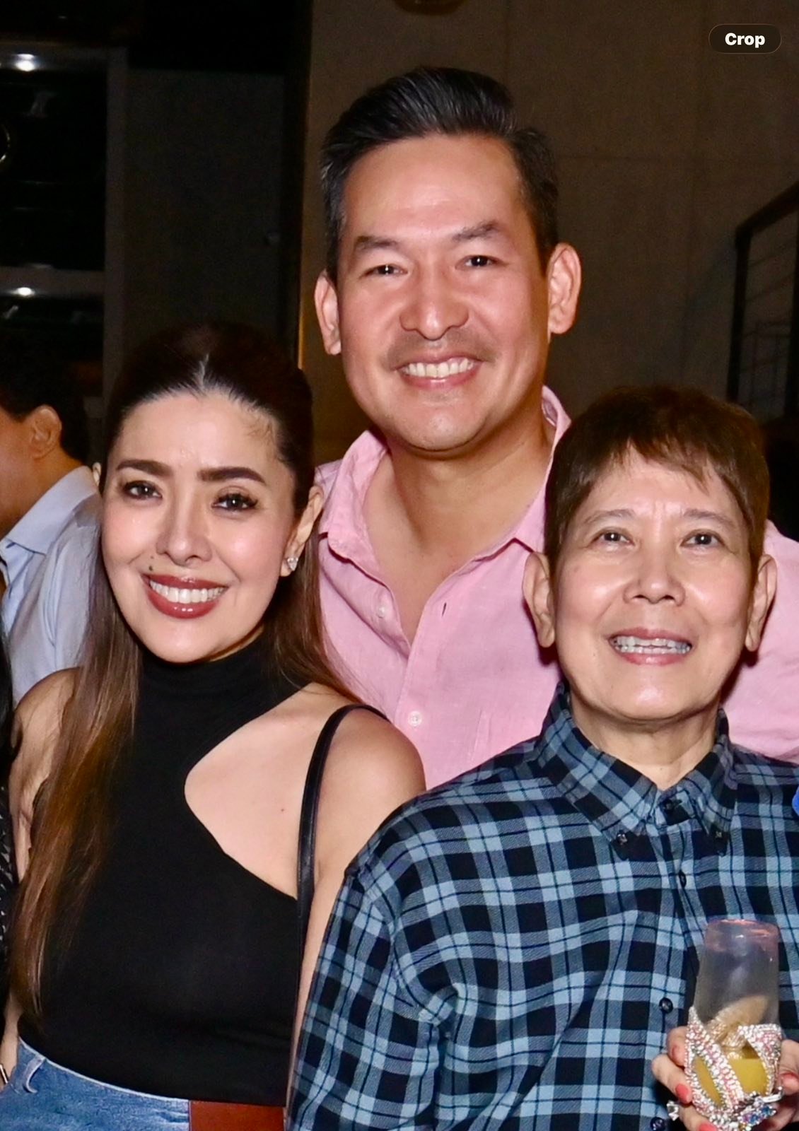 HAPPY Ongpauco Tiu, Richie Coronel and Tessa Ledda.
