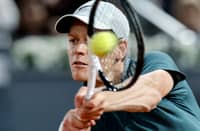 JANNIK Sinner flaunts his might to pull off a 6-2, 7-6 (7/0) victory over Rafael Jodar in the quarterfinals of the Madrid Open men’s singles event.