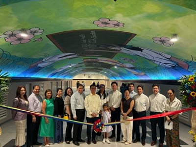 Paseo de Roxas mural marks Security Bank MUFG tie-up