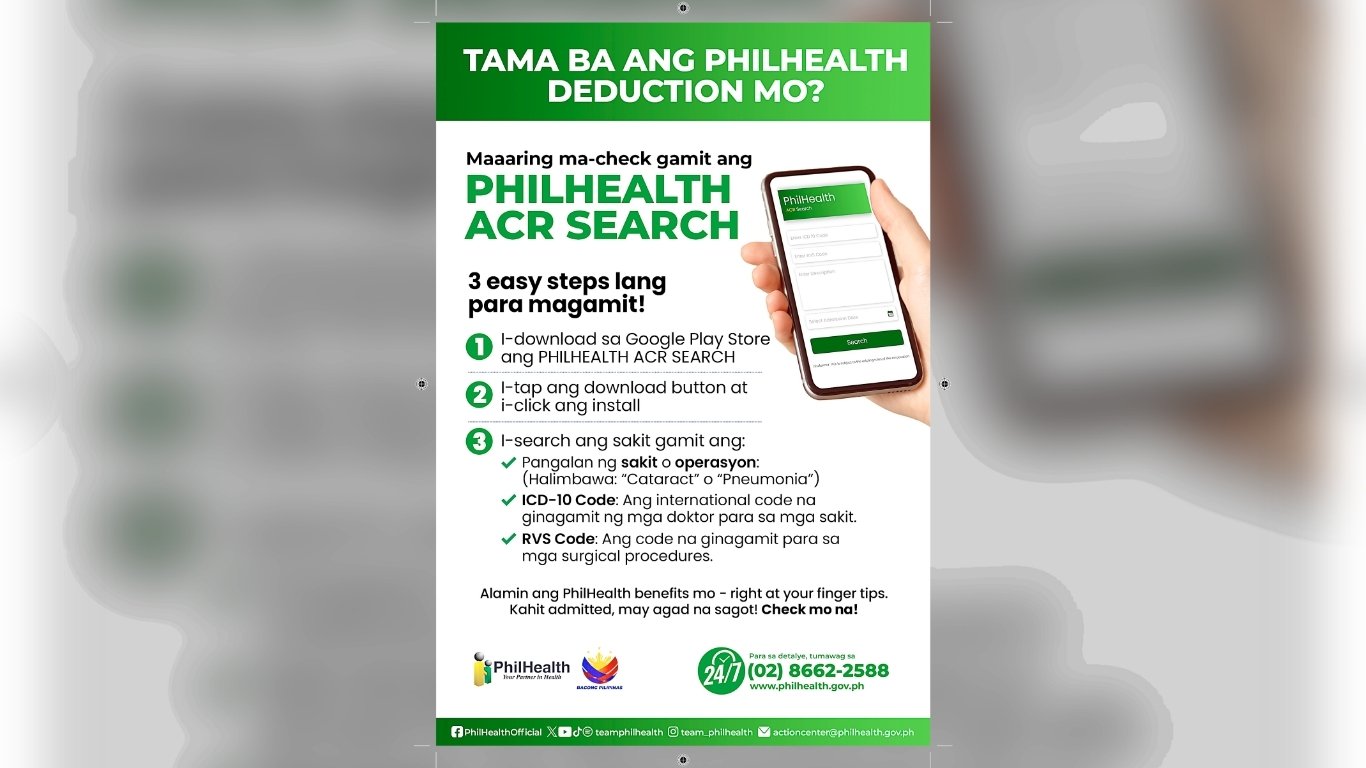 PHILHEALTH ACR SEARCH