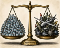 Cost of war equals aid for more than 87-M people