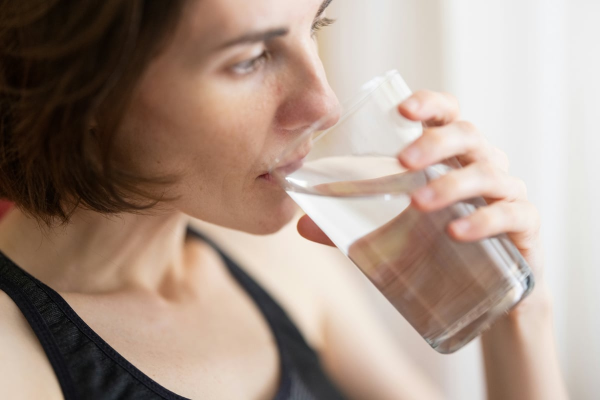 Stay hydrated.