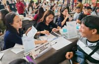 Some 20 applicants were hired-on-the-spot (HOT) during the 124th Labor Day Job Fair in Olongapo City, Zambales on May 1, 2026.
