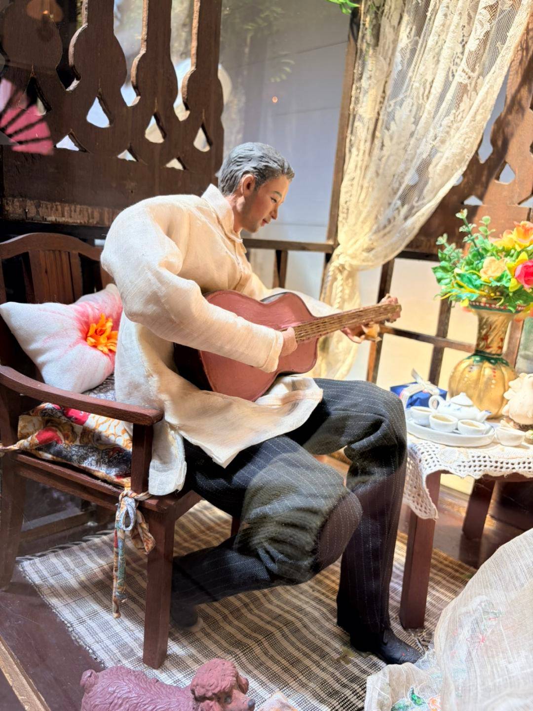 The harana tradition saw men dressing in their finest attire to serenade and impress.
