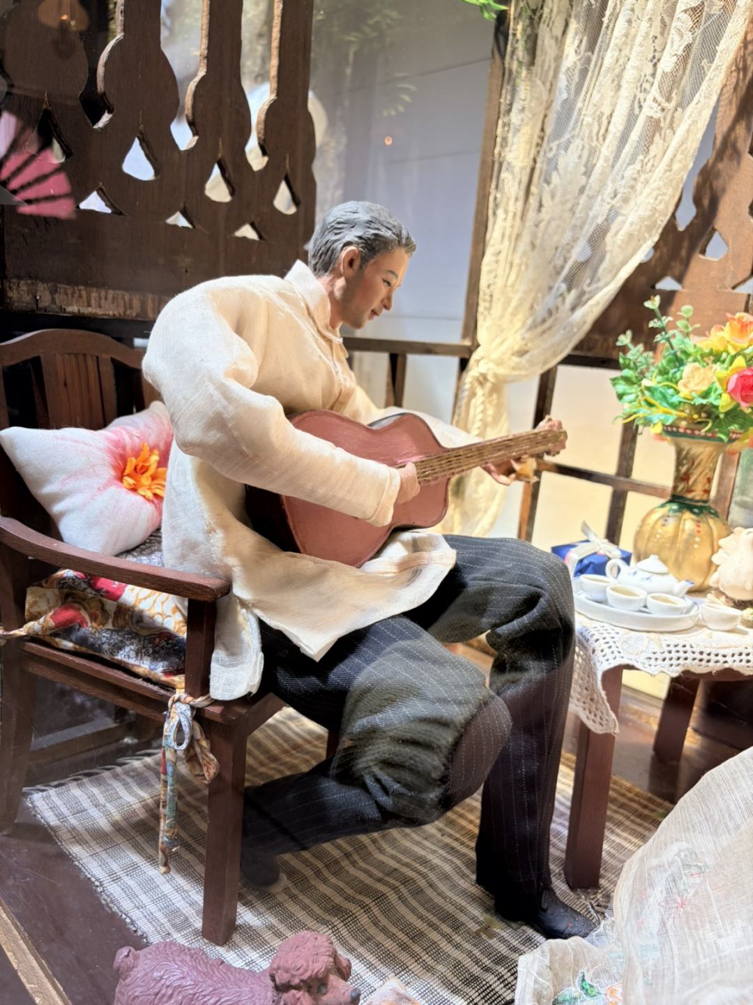 The harana tradition saw men dressing in their finest attire to serenade and impress.