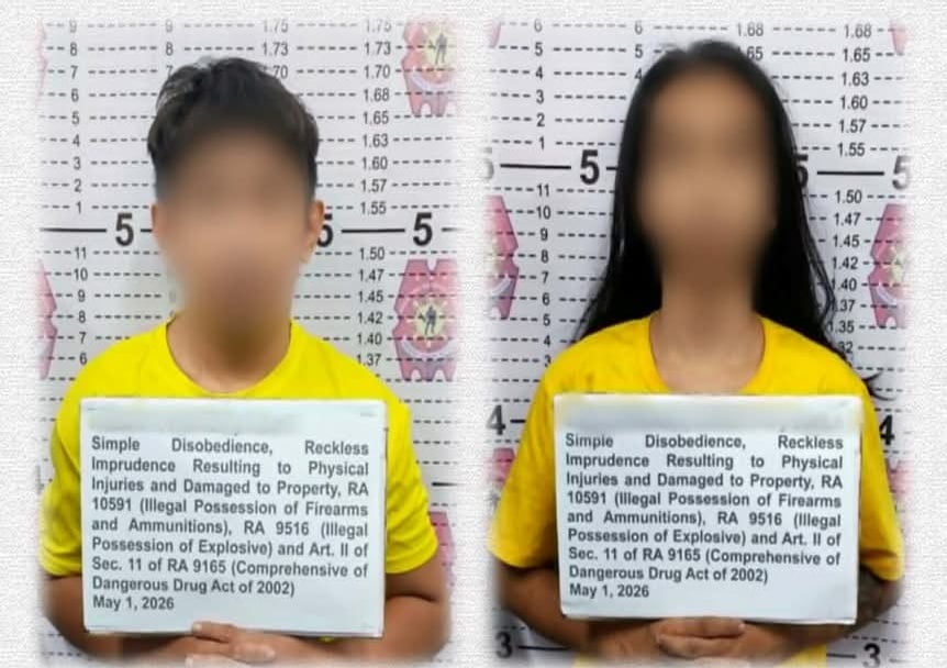Two armed suspects arrested in Pasig; firearms, drugs, grenade seized