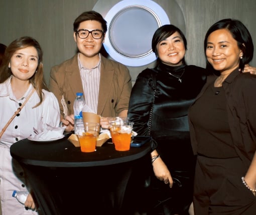IDr. Myze Bangayan, IDr. Mark See (Mark See Design Studio principal interior designer), IDr. Honey Mutia-Cervantes (Desaurum Interiors principal interior designer), and IDr. Doris Dy (AllValue Holdings Corp. design director).