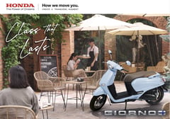 Honda Giorno+ rides modern classic trend