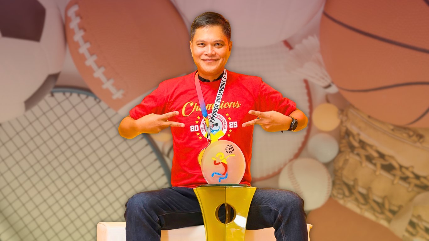 KABOOM!: Turcuato never gets tired
of helping Phl sports