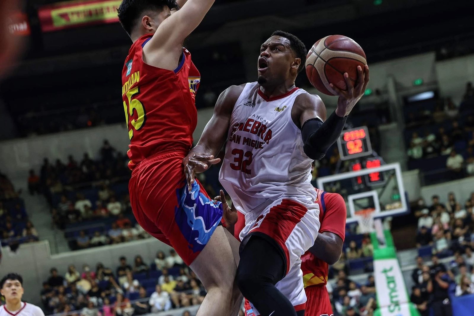 Ginebra downs Rain or Shine, clinches second spot