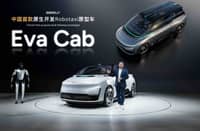 GEELY showed the EVA Cab robotaxi prototype at Auto China 2026 as part of its direction into AI-driven mobility.