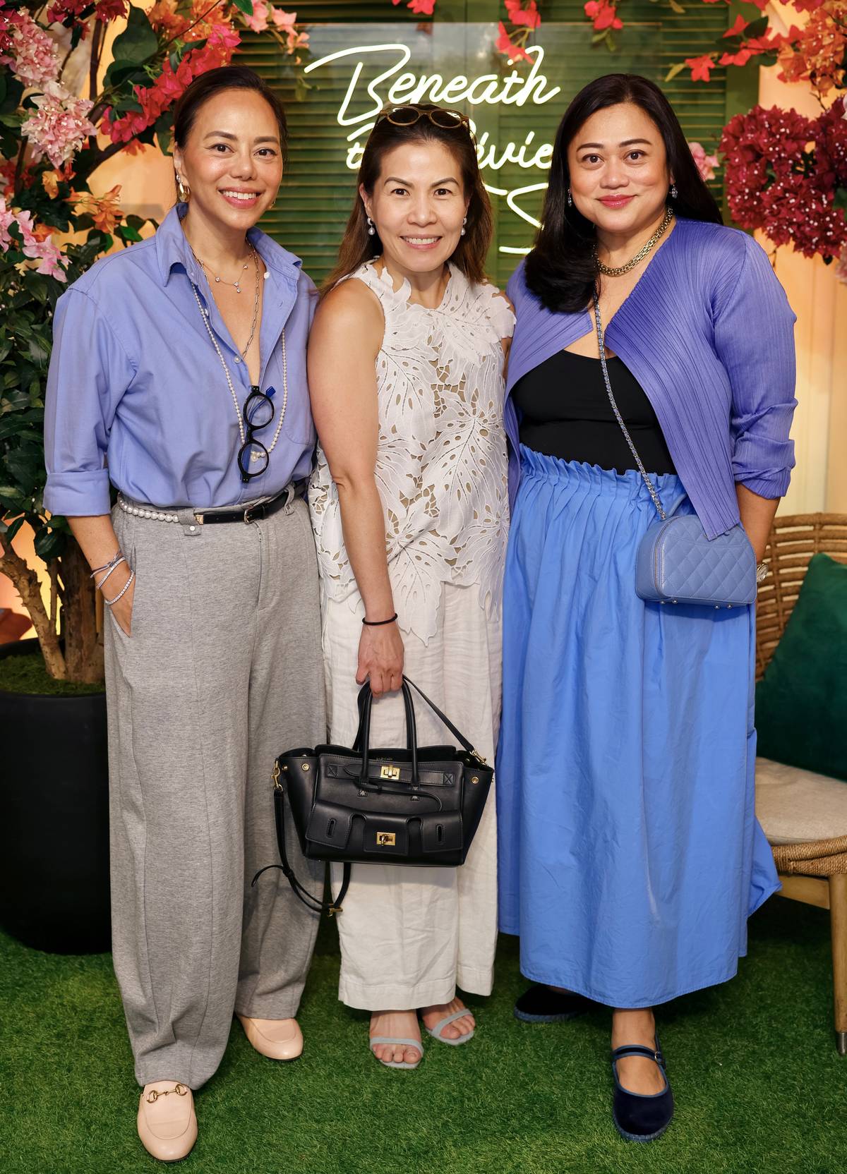 Janina Dizon, Almay Gaw-See and Candy Dizon.