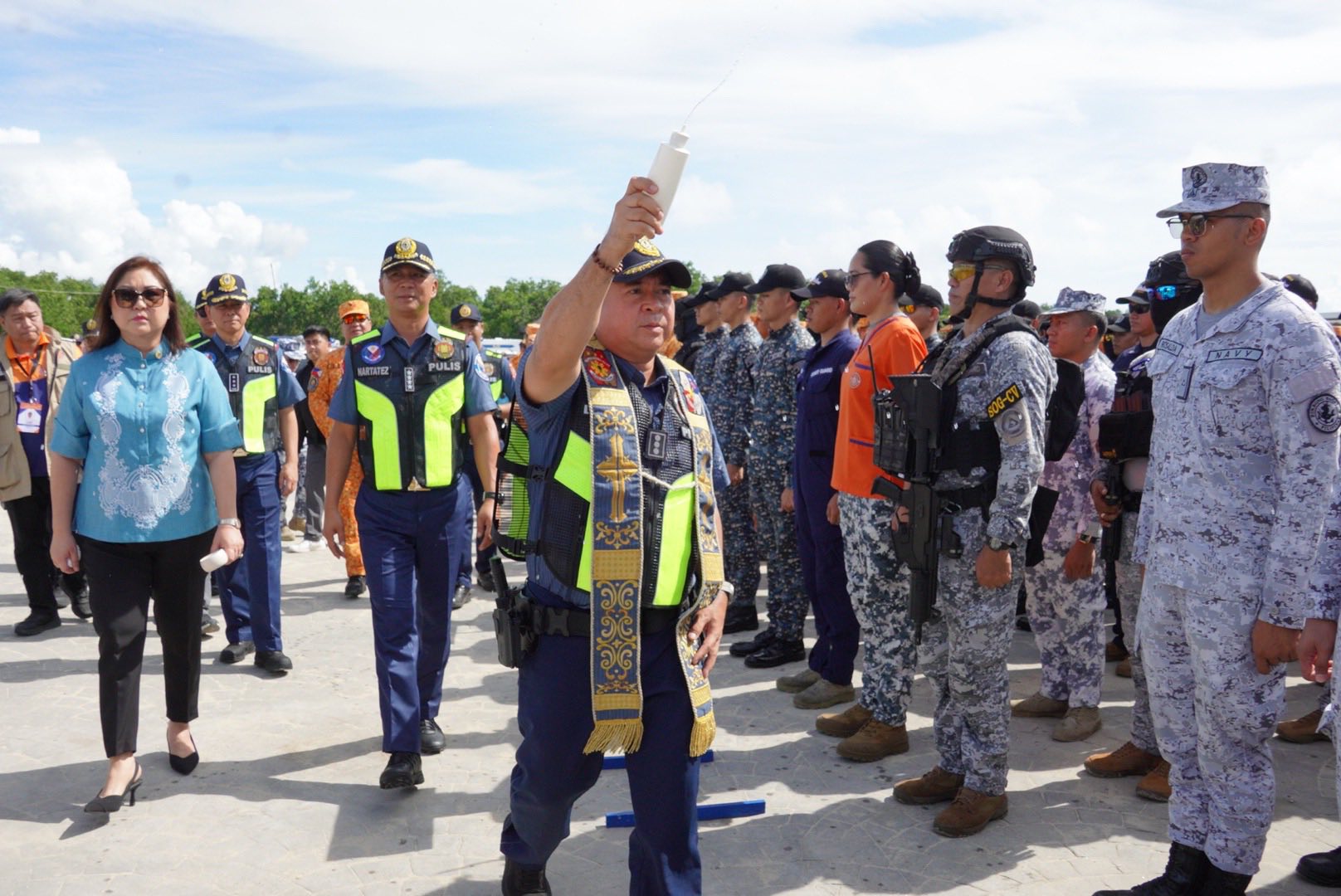 PNP chief leads security send-off ahead of ASEAN Summit