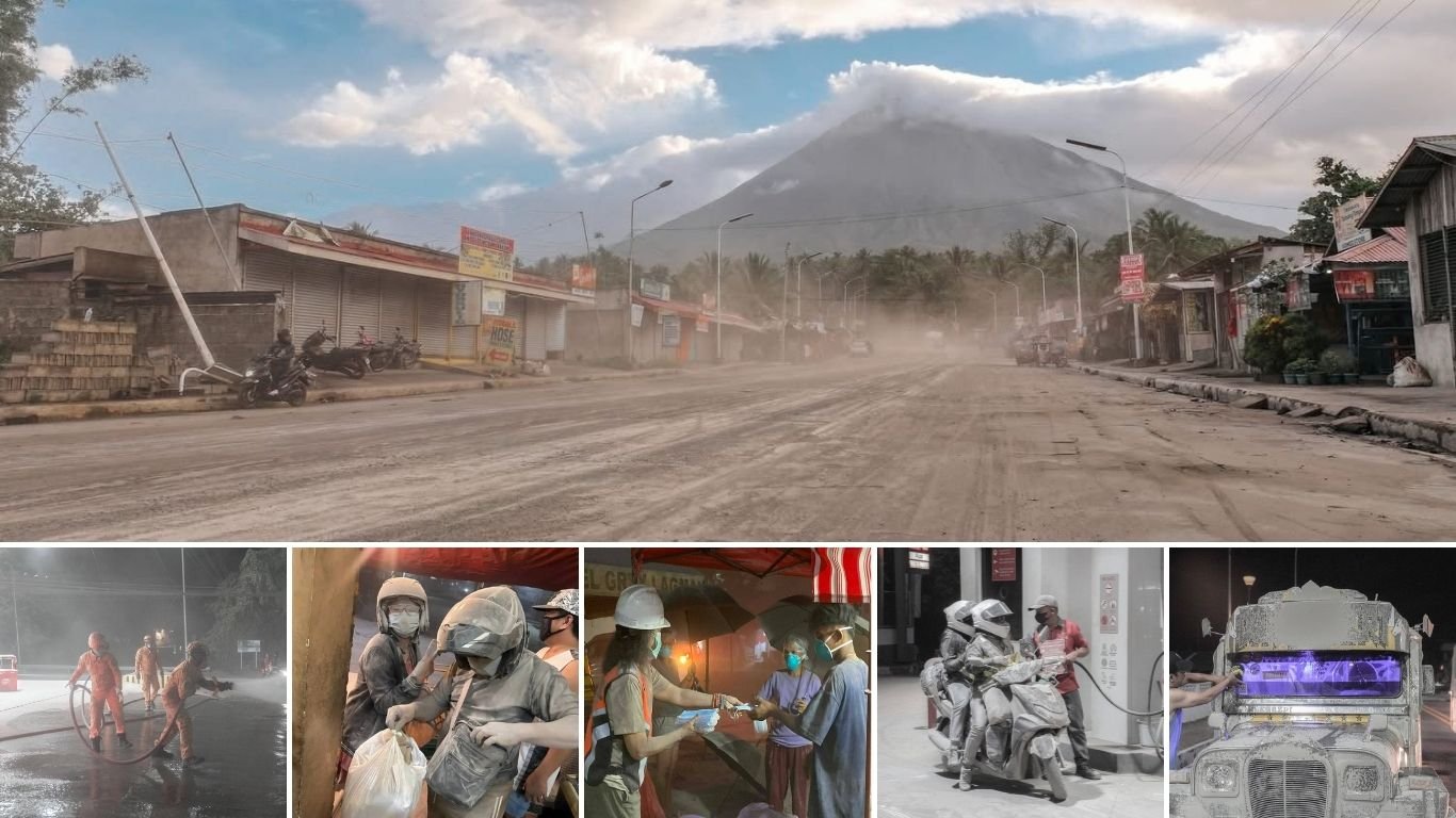 Gov’t steps up aid as Mayon spews ash