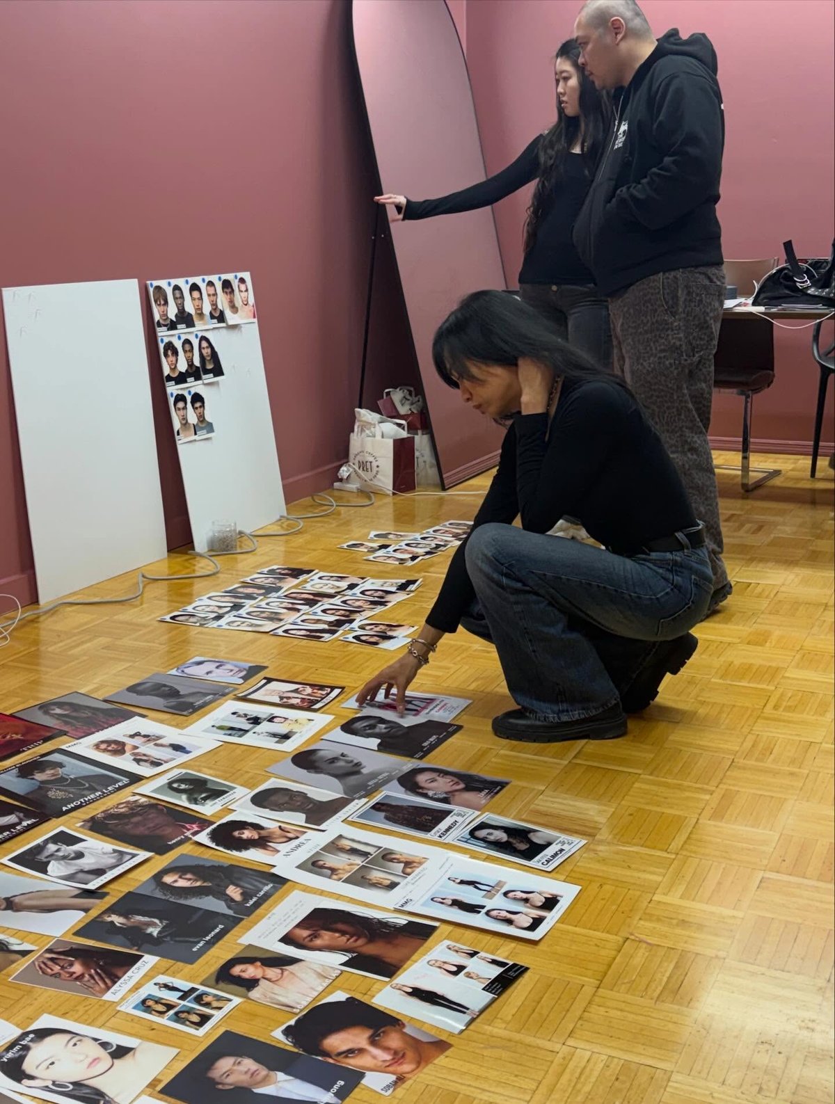 BEHIND the scenes.