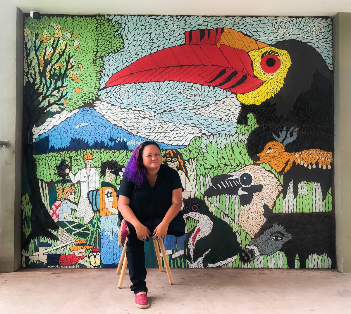 VISUAL artist and writer Tey Ihvonie Maravilla Sevilleno.