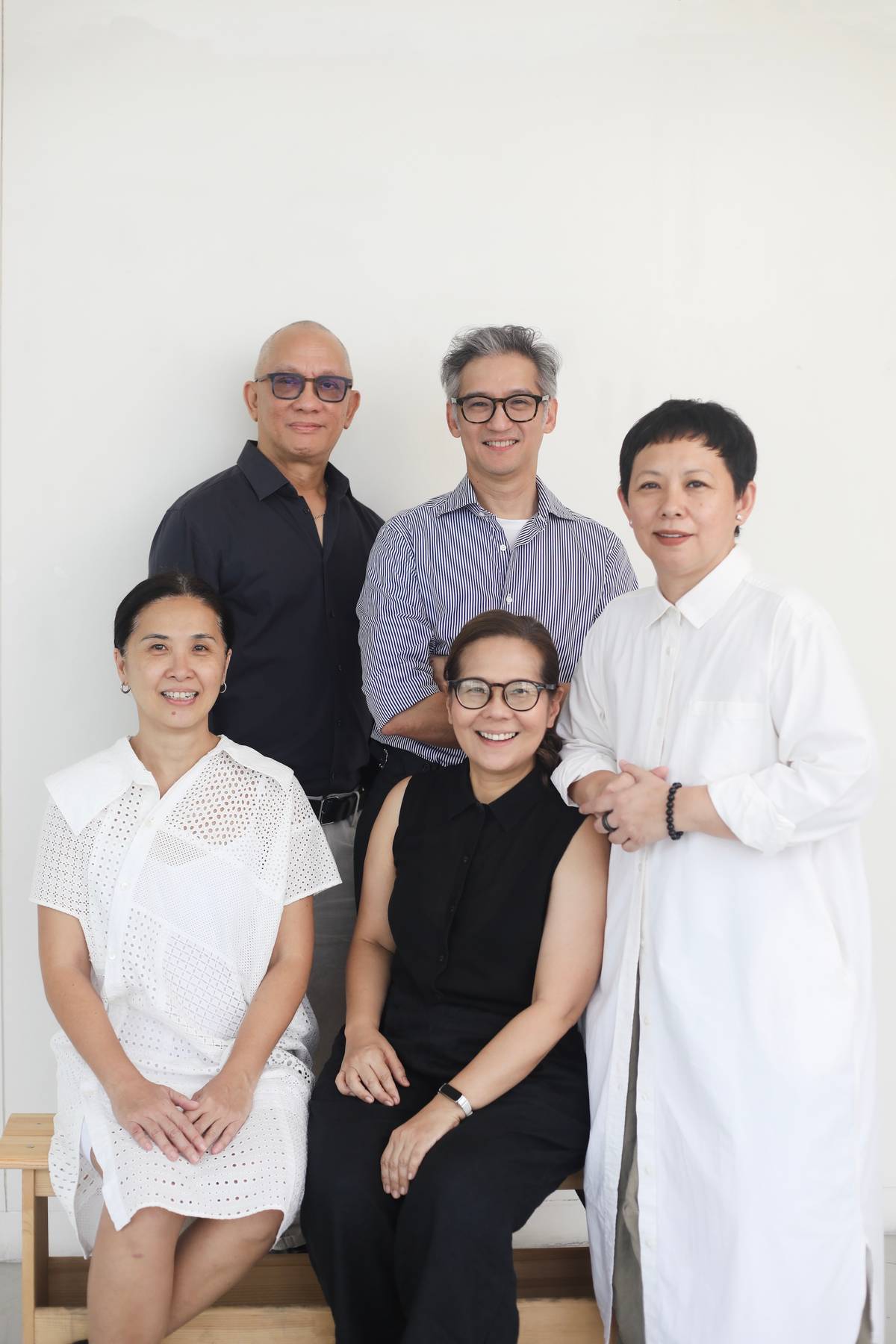BENILDE Open convenors (standing are) Ayi Magpayo, Gabby Lichauco, (seated ) Dindin Araneta, Joselina Cruz, Rita Nazareno.