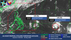 LPA to bring rain in Visayas, Mindanao