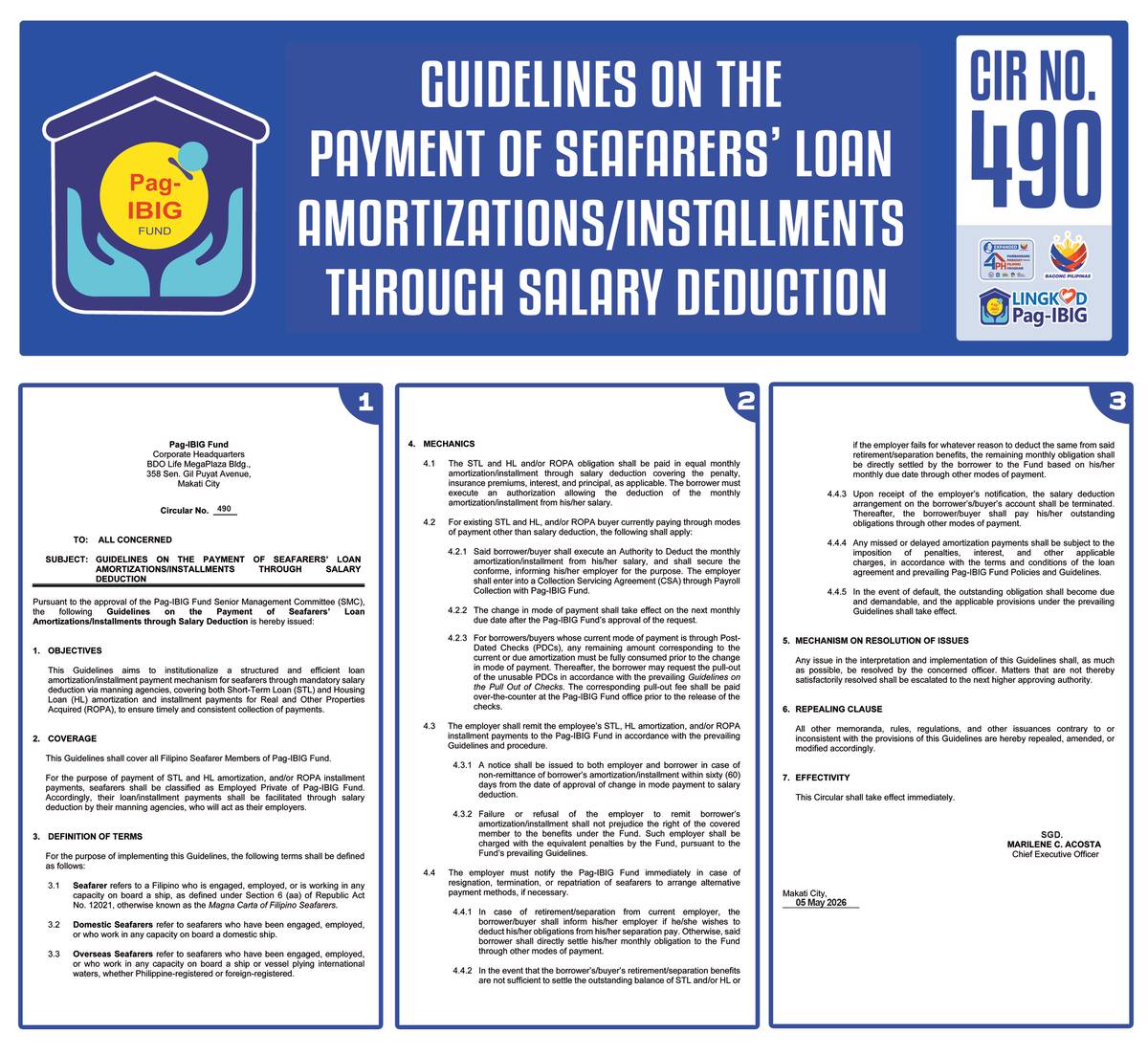 PAG-IBIG CIR NO.490