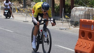 YELLOW STREAK: Shulchenko blazes through time trial, pads lead
