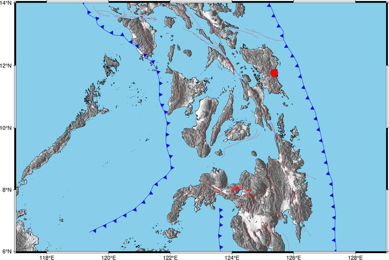 31 aftershocks naitala ng Phivolcs matapos ang magnitude 6 na lindol sa Eastern Samar