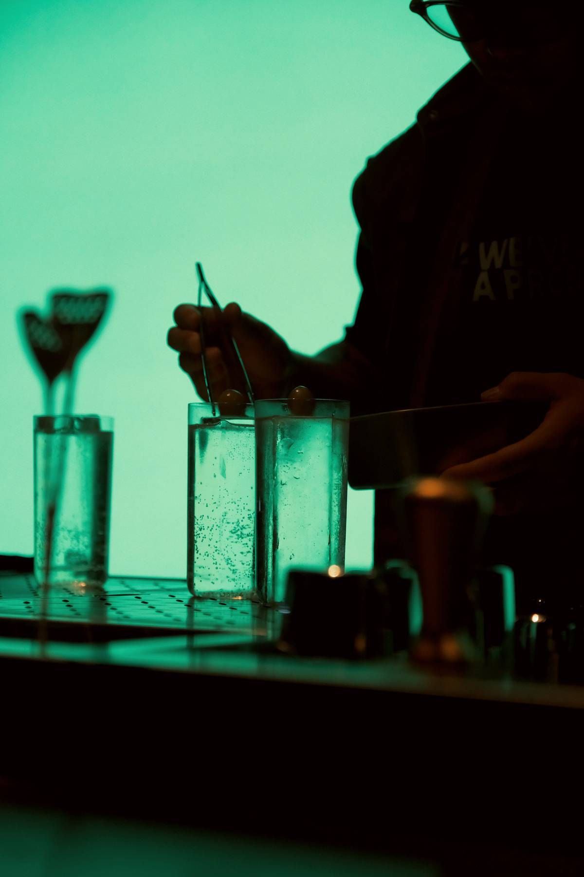 MAYA Black partnered with Makati cocktail bar Problem Child to bring out the black card’s green energy with Maris Racal (inset).