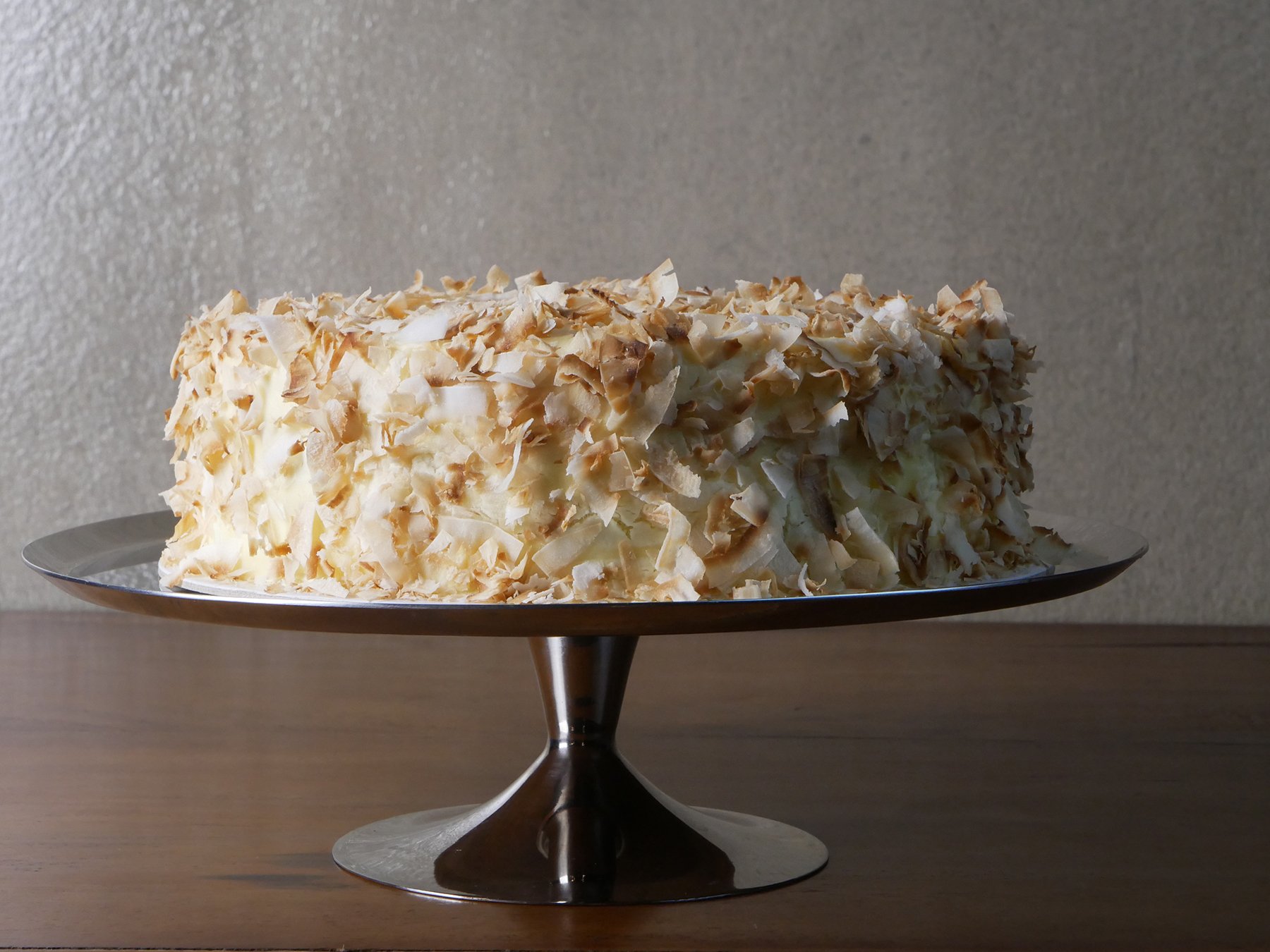 COCONUT Cream Cake.