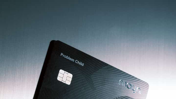 MAYA Black Credit Card is as stylish as it gets with a matte black finish.