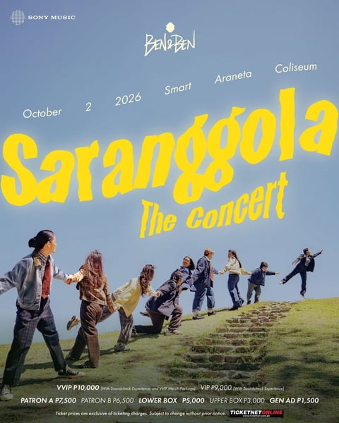 Ben&Ben to deliver emotional night at ‘Saranggola’ concert