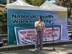 Health workers decry low wages, lack of hospital funding