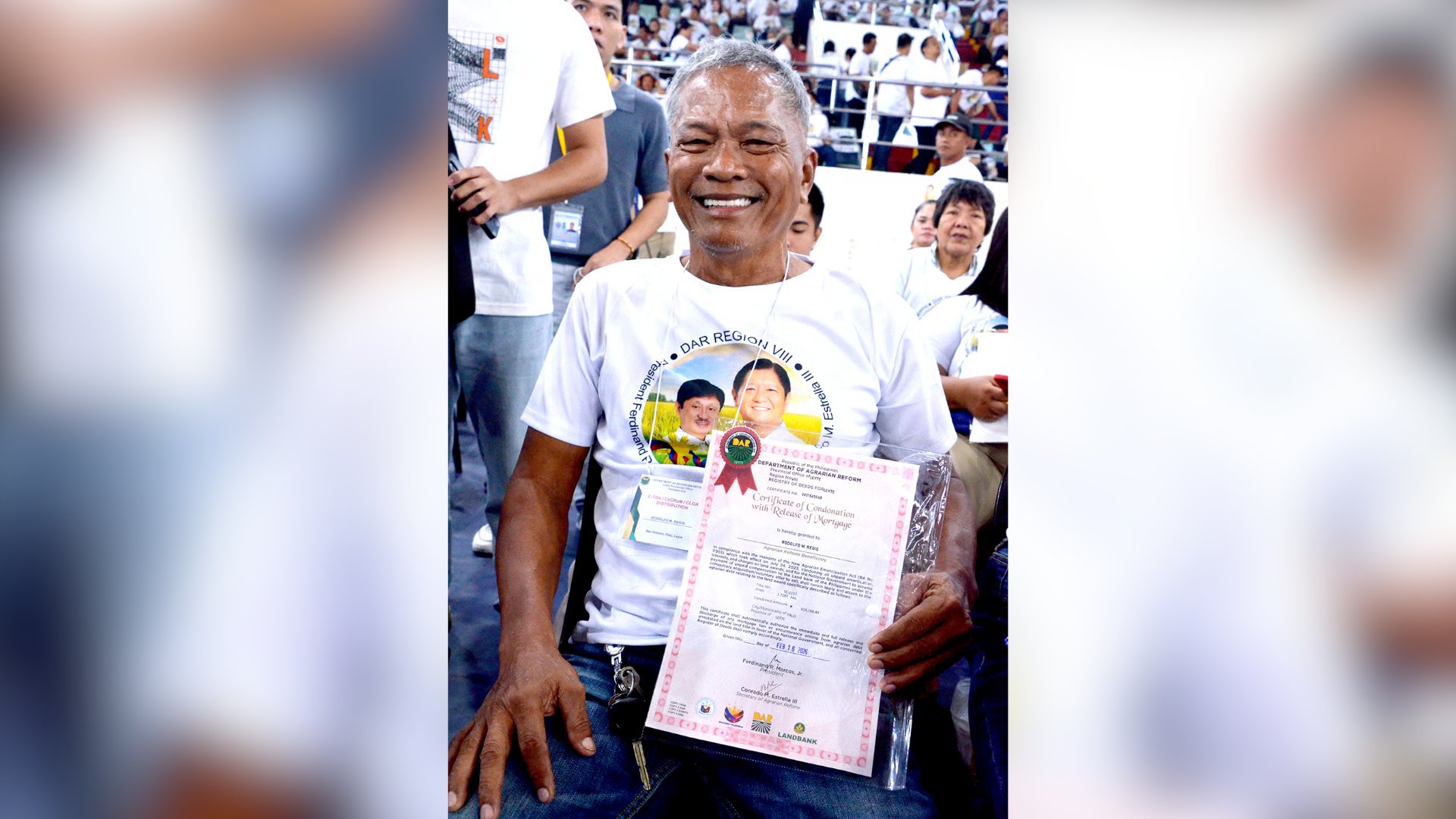 Debt condonation frees EV farmers under agrarian reform program
