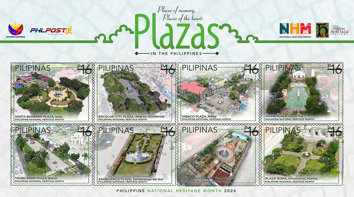 PHLPost unveils special stamps honoring historic Phl plazas