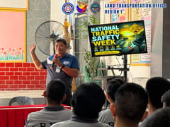 LTO Region 1 holds road safety seminar at Urdaneta City District Jail