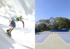 QC opens new skatepark, tennis courts at Quezon Memorial Circle