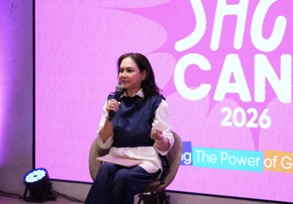 FORMER ABS‑CBN CEO and multi‑awarded actress Charo Santos inspires women leaders to continuously learn during her talk.