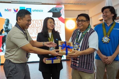 Angara urges private sector to sustain support for education reforms
