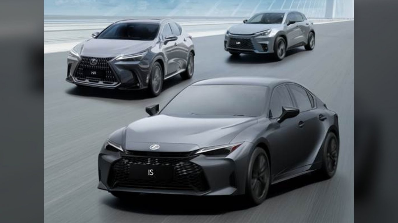 Lexus showcases hybrid range