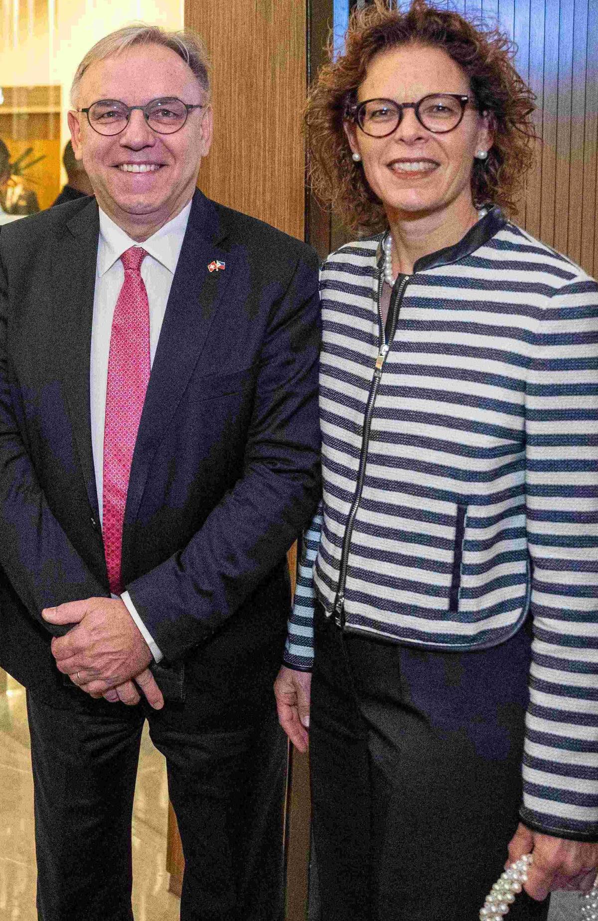 SWISS Ambassador to the Philippines H.E Dr. Nicolas Brühl and wife Prof. Dr. Denise Brühl-Moser.