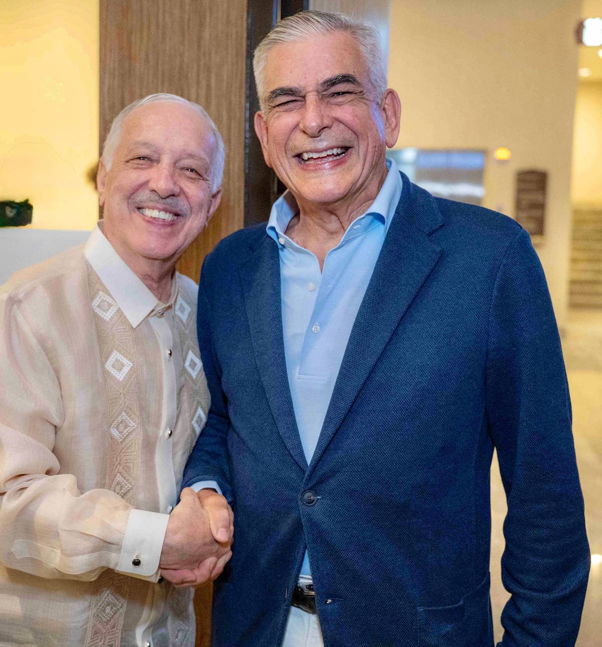 BRAZILIAN Ambassador to the Philippines H.E Gilberto Fonseca Guimarães de Moura and Jaime Augusto Zobel de Ayala.