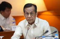 DEPARTMENT of Economy, Planning, and Development Secretary Arsenio Balisacan speaks at the Development Academy of the Philippines’ 2nd Quarter Board of Trustees Meeting on 27 April at the DAP office in Pasig City.