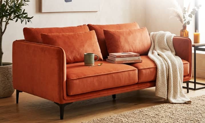A COZY couch made for mom’s well deserved rest.
