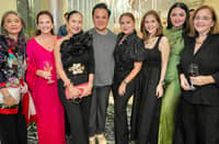 SUSIE Quiros, Nikki Menchaca, Mia Borromeo, PJ Pascual, Marilu Batchelor, Anne Marie Saguil, Marina Trigo and Montse Cuervo.