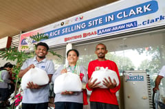 PBBM's P20 rice will now be regularly available to Clark Freeport workers